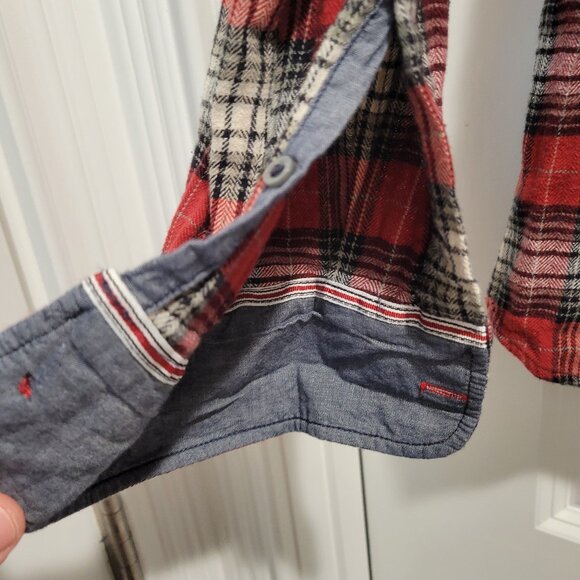 Flag & Anthem Flannel LS Shirt Size Medium - Picture 2 of 4